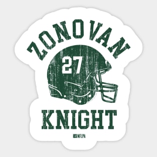 Zonovan Knight New York J Helmet Font Sticker